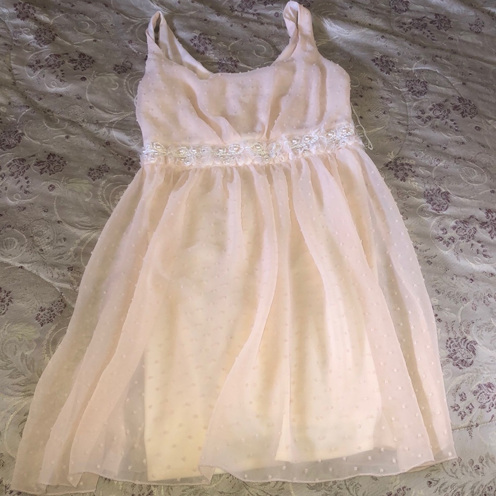 Pink party dress